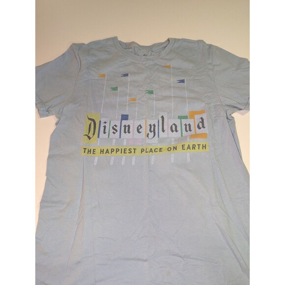 Disney Tops - Disney Parks Disneyland Women's T-shirt The‎ Happiest Place On Earth Size Small